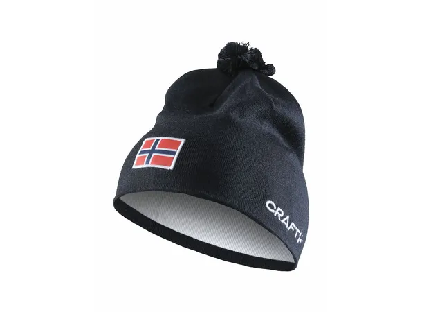 Craft NOR Practice Knit Hat Blå Myk, stretchy og varm treningslue 