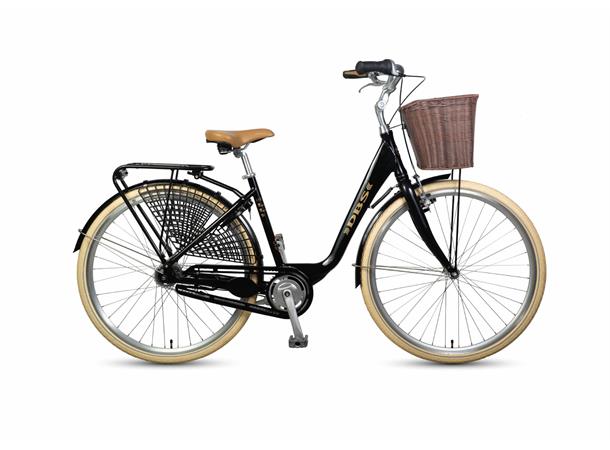 DBS Edda Bysykkel Dame 7gir 47cm Elegant bysykkel lavt innsteg og kurv