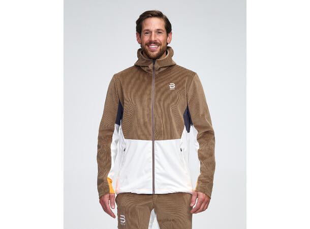 Dæhlie Jacket Boulder Men XL Stilfull langrennsjakke, Desert taupe 