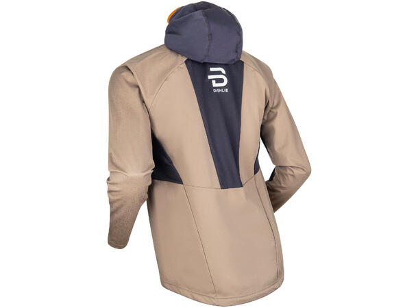 Dæhlie North Skijakke Herre XL Lett skijakke med hette, desert taupe 