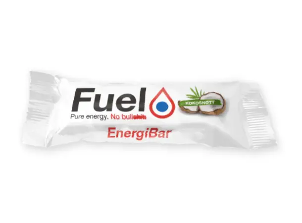 Fuel of Norway Energibar Kokos 50g, glutenfri, 32g karbohydrater 