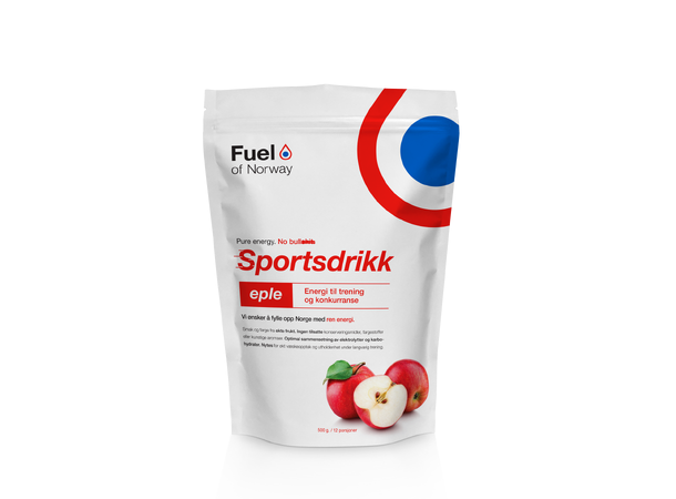 Fuel of Norway Sportsdrikke Eple 0.5 kg, smak av eple