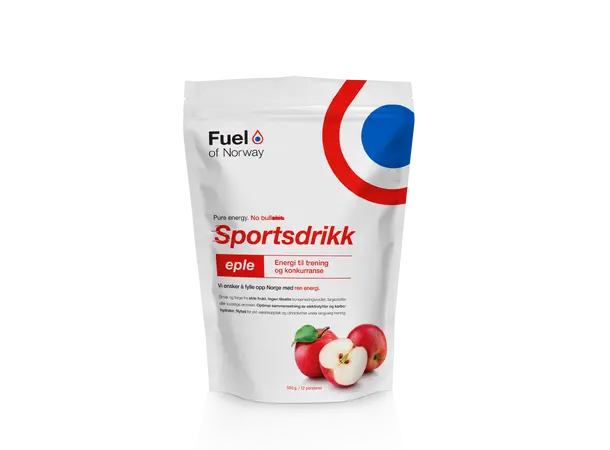 Fuel of Norway Sportsdrikke Eple 0.5 kg, smak av eple 