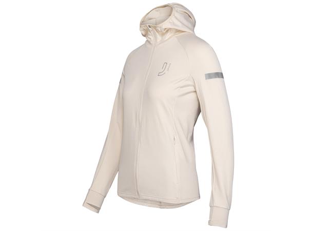 Johaug Gleam Full Zip Jakke Light beige, lett fleecejakke til trenin