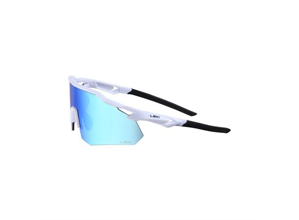 Leki Falcon White/Blue Tøff multisportbrille