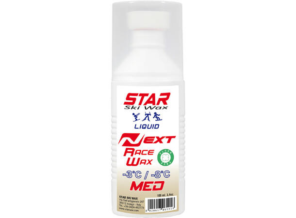 Star Next Race Med Liquid -3/-8 100ml, påføring m/ svamp