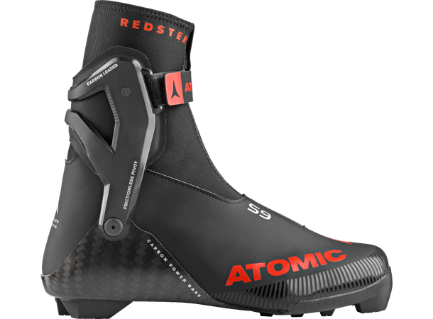 Atomic Redster S9 Black/Red Skisko Topp skøyteskisko med karbonsåle