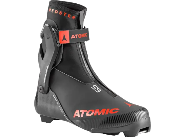 Atomic Redster S9 Black/Red Skisko Topp skøyteskisko med karbonsåle 