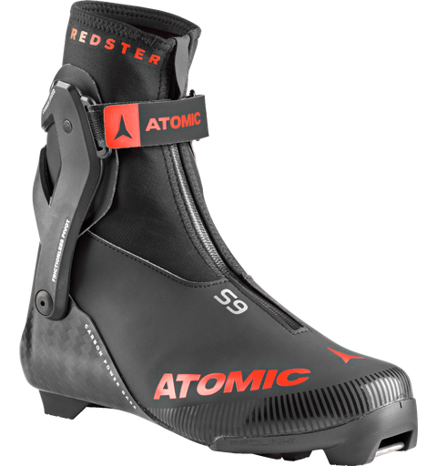 Atomic Redster S9 Black/Red Skisko Topp skøyteskisko med karbonsåle