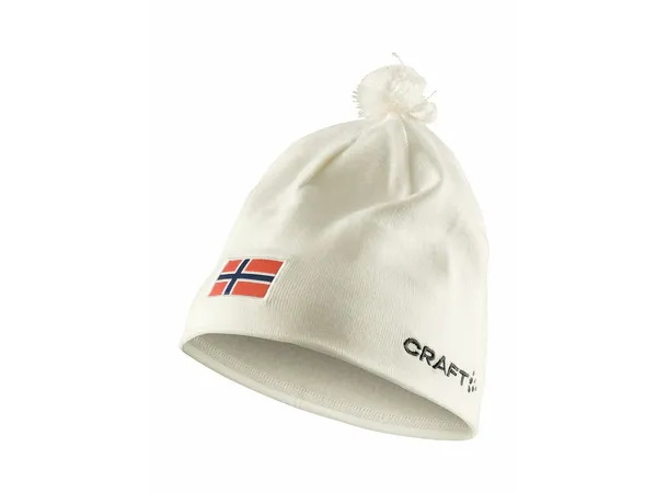Craft NOR Practice Knit Hat Hvit Myk, stretchy og varm treningslue 