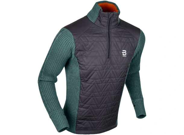Dæhlie Half Zip Comfy Dark Forest Stilig, varm ullgenser 