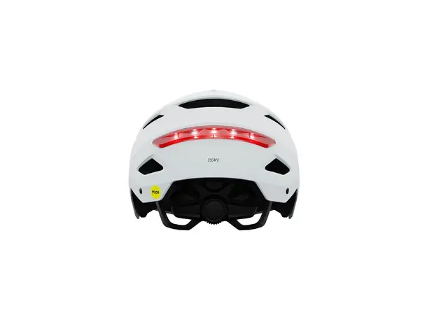 Giro Escape MIPS Hjelm Hvit Sykkelhjelm med urbant design og lys 