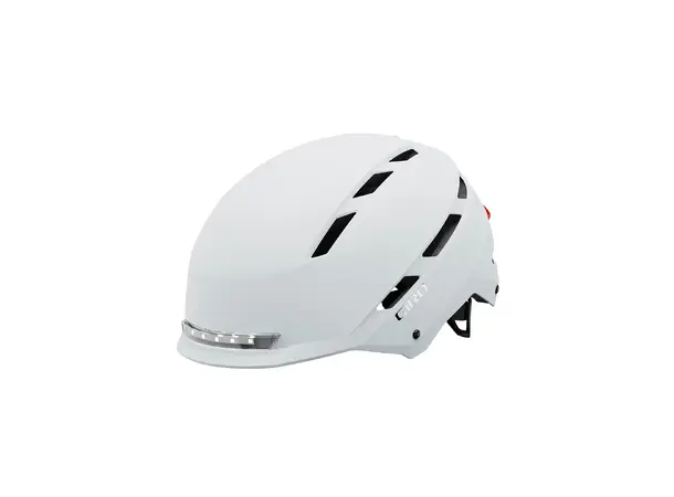 Giro Escape MIPS Hjelm Hvit Sykkelhjelm med urbant design og lys 