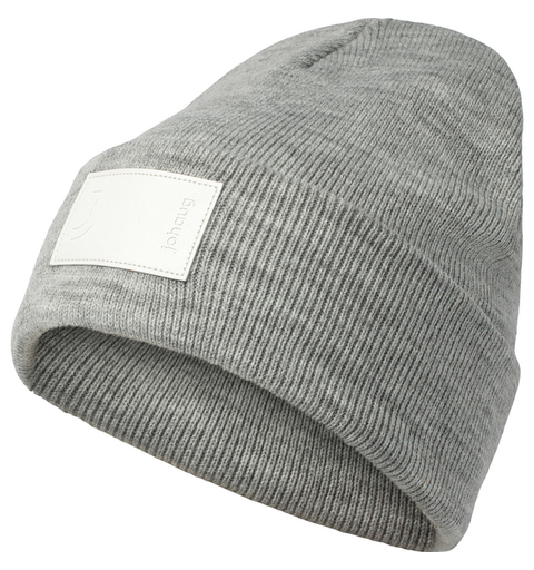 Johaug Fold Beanie Grey Lue Varm strikket lue