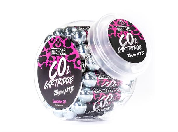 Muc-Off CO2 Patron 25g Med gjenger