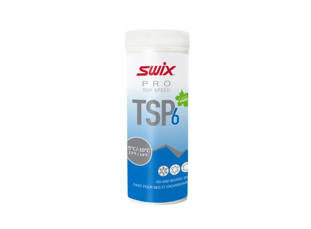 Swix TSP6 Blue | -5/-10 Racingpulver for -5°C til -10°C. 