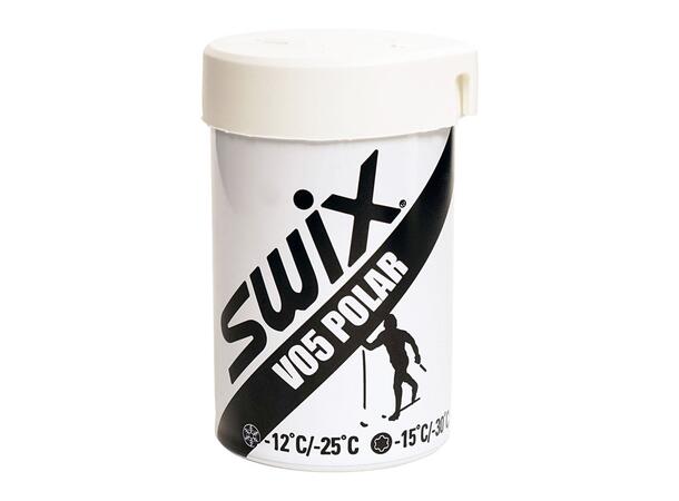 Swix V05 Polar Hardwax | -12/-25 Glimrende voks for ekstra kalde dager