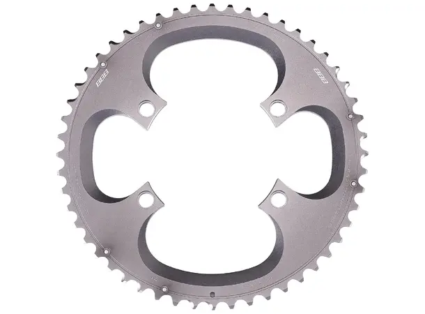 BBB ElevenGear BCR-26S Krankdrev 52T/110mm BCD sølv 4 bolt inkl ShimStars 