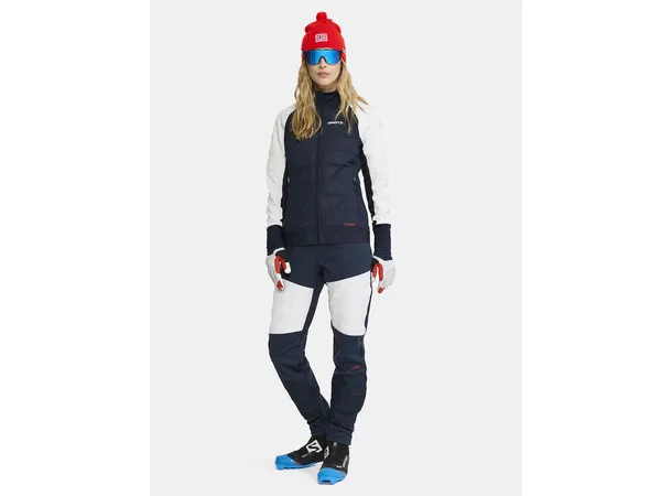 Craft NOR Adv Nordic Training Speed W Skijakke til damer, Blaze/white 