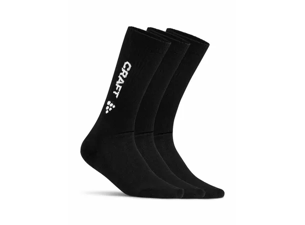 Craft Progress Indoor Sock 3pk Sort Tennissokk i 3-pakning 