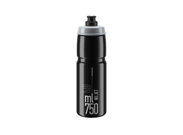 Elite Flaske Jet Black 750ml Grey logo