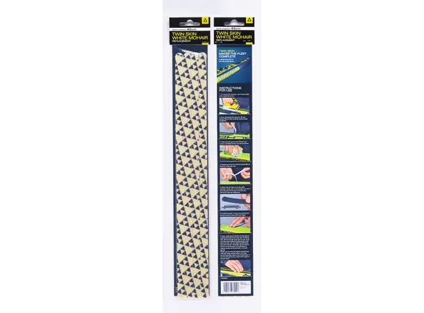Fischer Twin Skin White Mohair Feller til Fischer Twin Skin - ski 