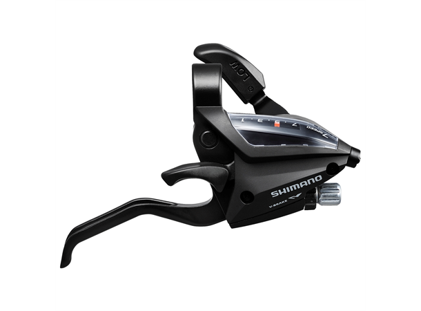 Shimano STI-Hendel 7-delt ST-EF500 2F sort