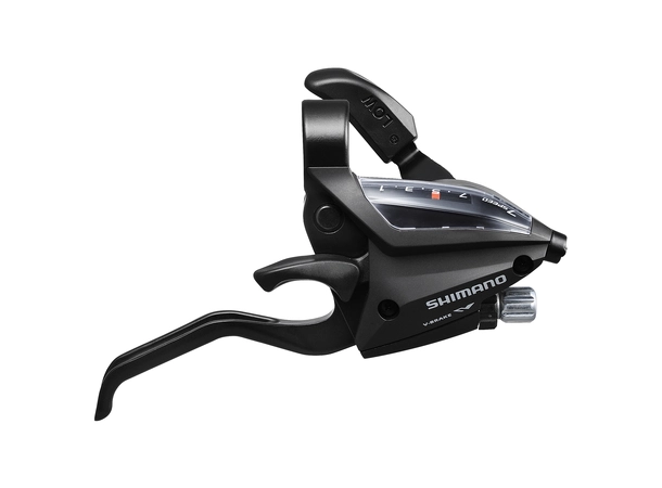 Shimano STI-Hendel 7-delt ST-EF500 2F sort 