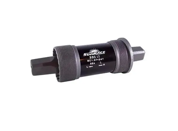 SunRace BBS15 Kranklager 68/127mm Firkant, Stål, 350gr 