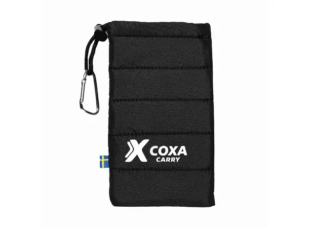 Coxa Carry Thermo Case Sort Smart og slitesterk mobillomme 