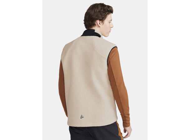 Craft Explore Fleecevest Herre Varm, stilig fleecevest, Ecru 