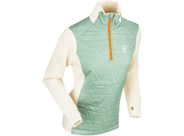 Dæhlie Half Zip Comfy Wmn Grønn Stilig, varm ullgenser. Malachite green 