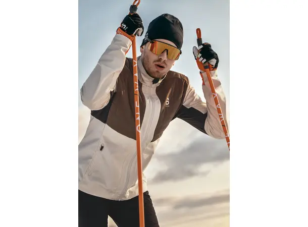 Dæhlie Jacket Aware Men 3-lags softshell skijakke, Snow White 