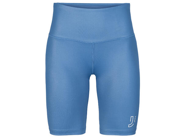 Johaug Shimmer Tights Bikelength Blå Bright cobalt blue, treningstights