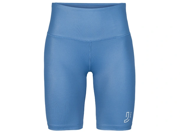 Johaug Shimmer Tights Bikelength Blå Bright cobalt blue, treningstights 