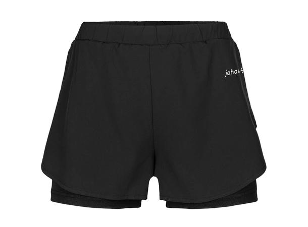 Johaug Discipline Shorts 2.0 Sort Superlett løpeshorts 