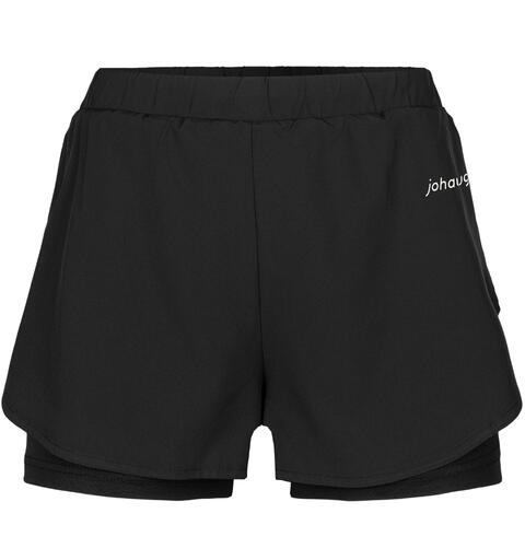 Johaug Discipline Shorts 2.0 Sort Superlett løpeshorts
