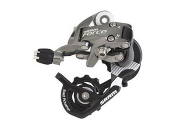 SRAM Bakgir Force 2x10s Short cage, Grå