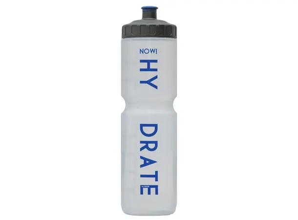 Bike HYDRATE Flaske 1000ml, transparent/blå 