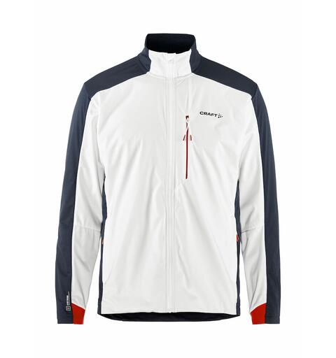Craft NOR Adv Nordic Training Jakke 2 Tynt vattert herre skijakke, White/blaze
