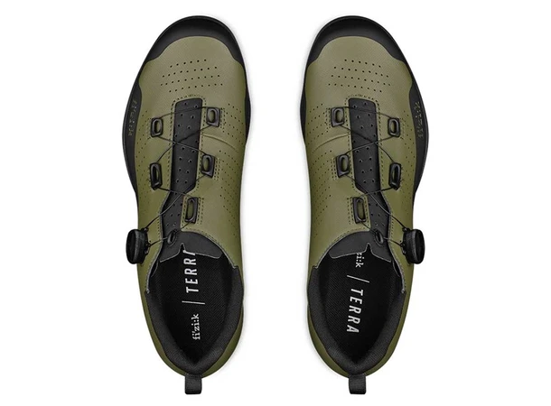Fizik Terra Atlas MTB Sykkelsko Army X5 Nylon, Single BOA, Unisex 