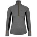 Johaug Aerial Woolmix Half Zip 2.0 L Black, Lett og varmende genser