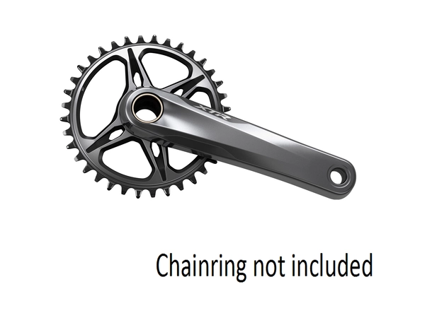 Shimano Kranksett FC-M9120 175mm Single Uten drev, 168mm q-f 