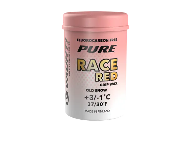 Vauhti Pure Race Red | +3/-1 Festevoks for gammel, knstig og grov snø 