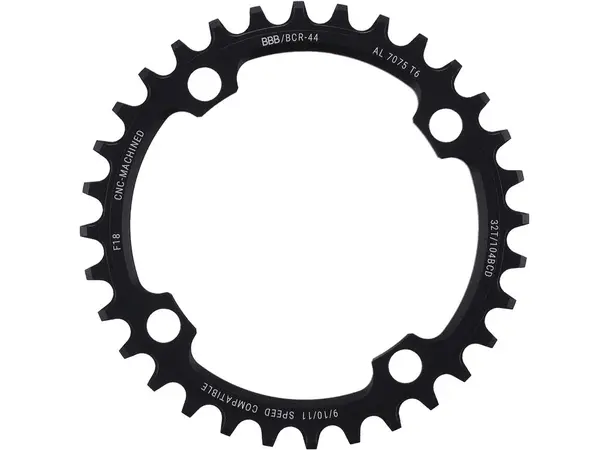 BBB MTBgear BCR-44 Krankdrev 36T 104 BCD/4-arm, 9/10/11-Delt, alu 