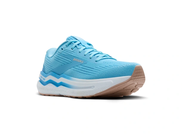 Brooks Ghost Max 2 W Baltic sea/bonnie blue/peach, løpesko 