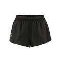 Craft PRO Hypervent Split Shorts 2 W XL Lett løpeshorts med splitt, sort