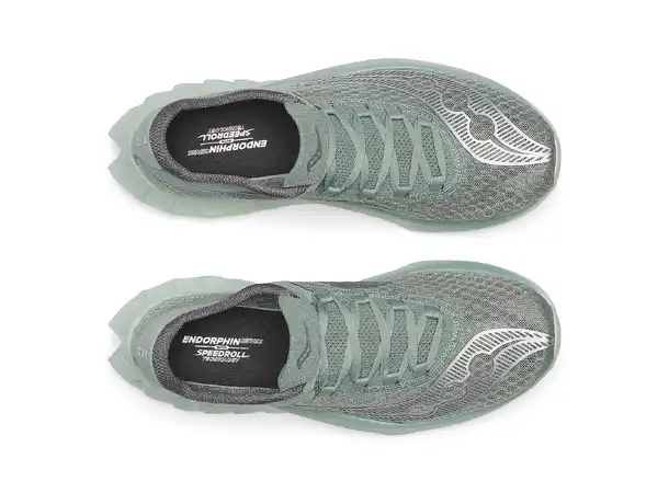 Saucony Endorphin Pro 4 Men Iceberg/Carbon, konkurransesko 