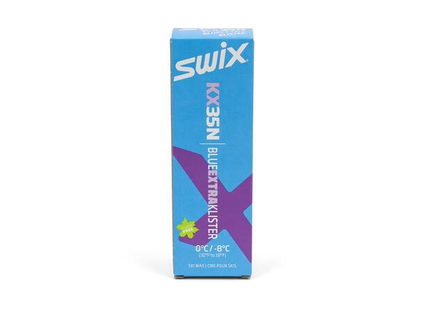 Swix KX35N Blå Extra Klister 0/-8 Nytt superklister fra Swix