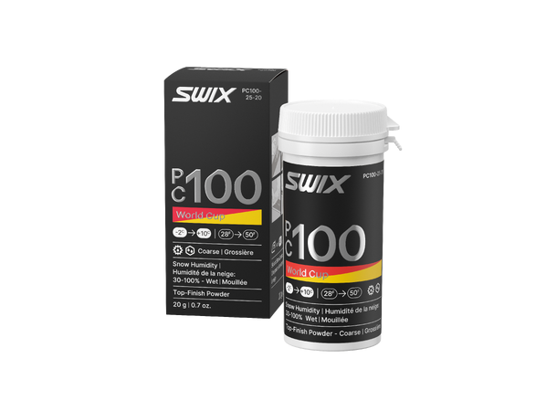 Swix PC100 WC Powder Coarse Wet | -2/+10 Toppfinishpulver for grov, våt snø